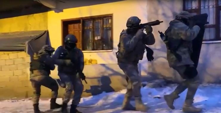Van Merkezli Terör Operasyonu: 5 Gözaltı