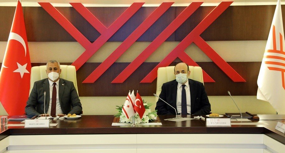 Yök Başkanı Saraç, Kktc Milli Eğitim Ve Kültür Bakanı Amcaoğlu’nu Ağırladı