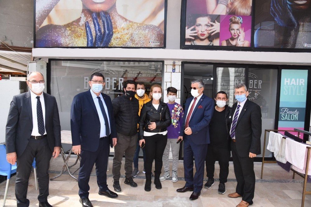 Dere’den Kemer’de Esnaf Ve Sanatkarlara Pandemi Ziyareti
