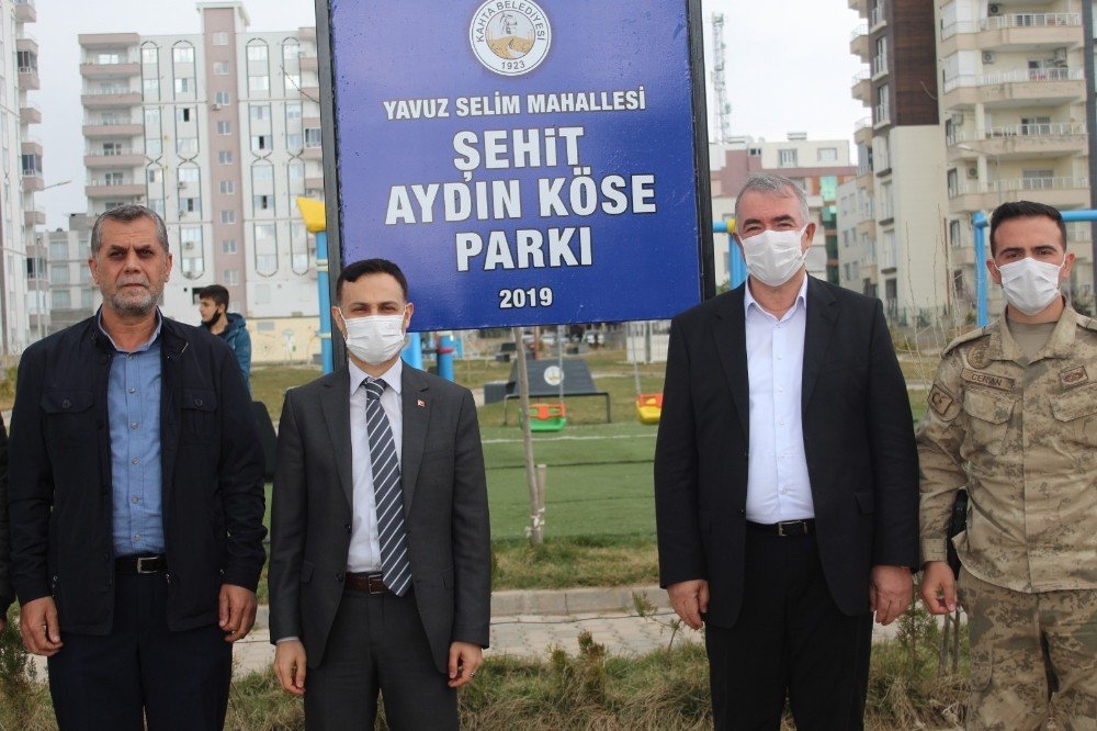 Kahta Belediyesi Gara Şehidinin İsmini Parkta Yaşatacak