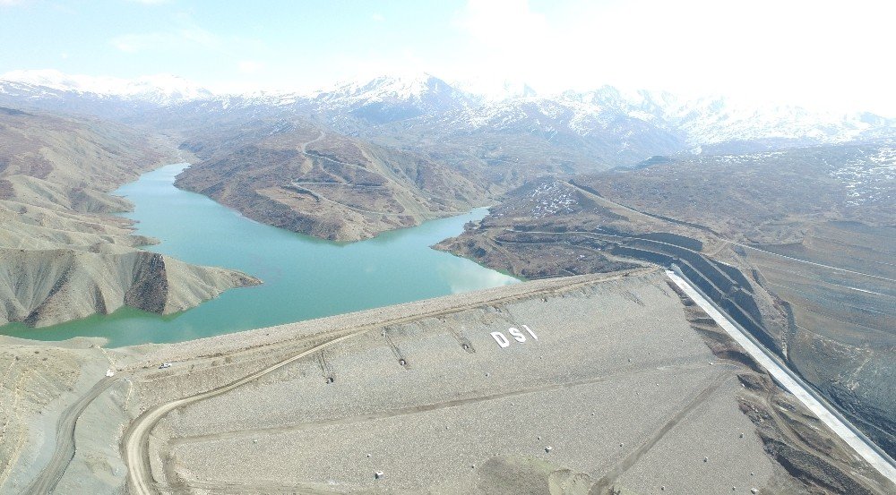 Elazığ Kanatlı Barajı’nda Su Seviyesi Bin 286 Kotuna Yükseldi