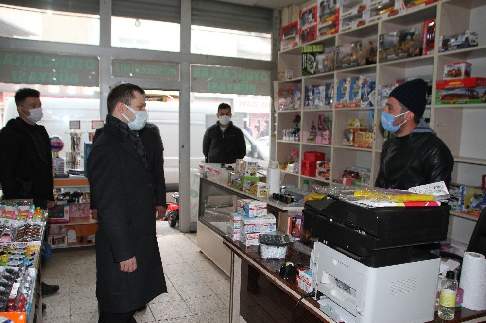 Malazgirt’te Korona Virüs Tedbirleri Denetimi