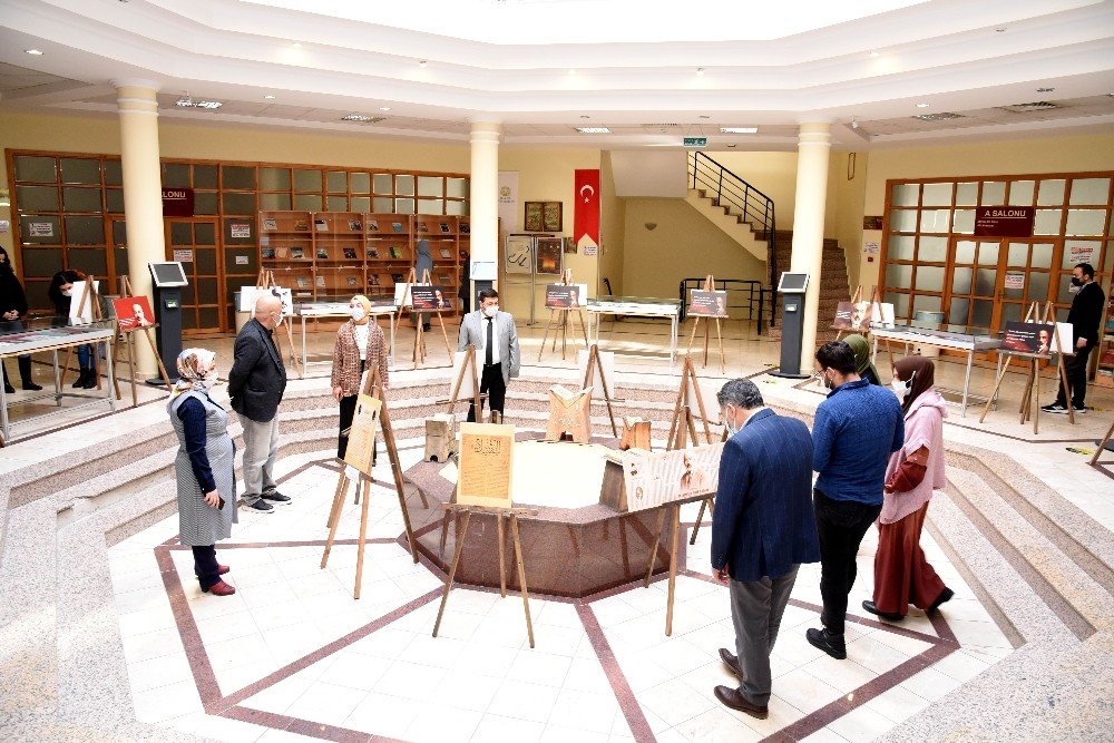 Selçuk Üniversitesinde Milli Şairi Ve İ̇stiklal Marşı’nı Konu Alan Sergi
