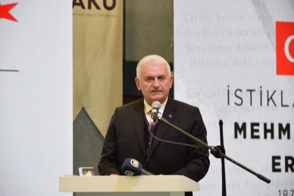 Binali Yıldırım İ̇stiklal Marşı’nın 100. Yılı Ve Mehmet Akif Ersoy’u Anma Töreni’ne Katıldı