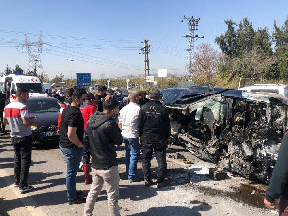 Mersin’de Zincirleme Kaza: 4 Yaralı