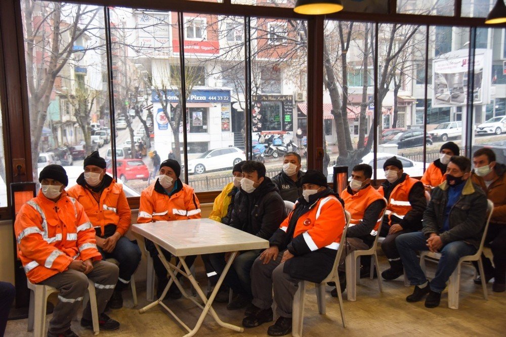 Temizlik İ̇şleri Müdürlüğü Çalışanlarına Teşekkür