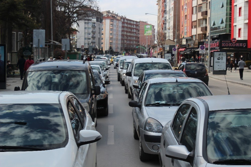Eskişehir’de Hafta Sonu Trafiği