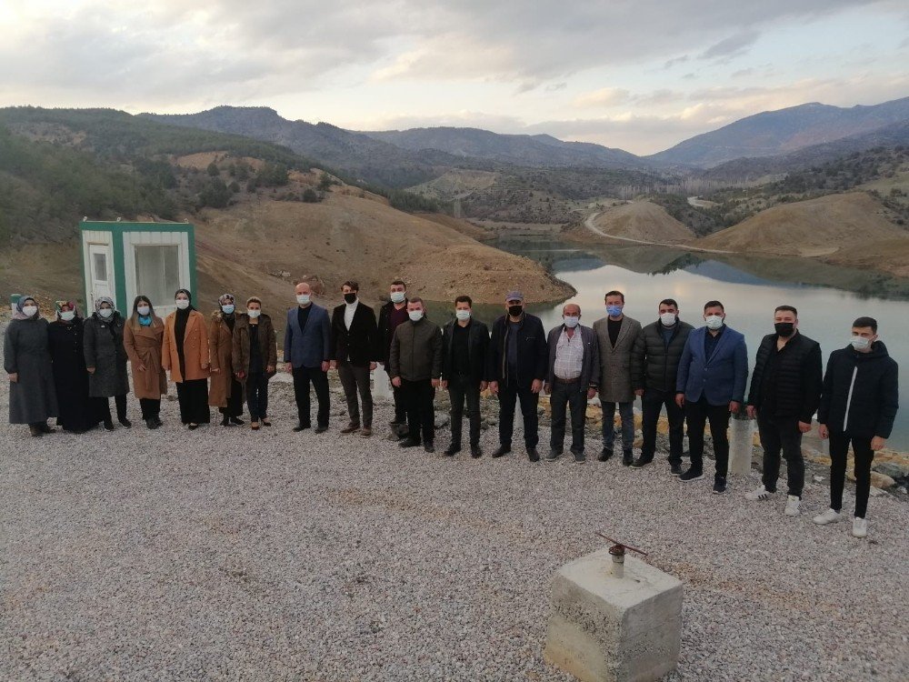 Ak Parti Osmancık İlçe Teşkilatı, Dereboğazı İçme Suyu Barajında İncelemelerde Bulundu