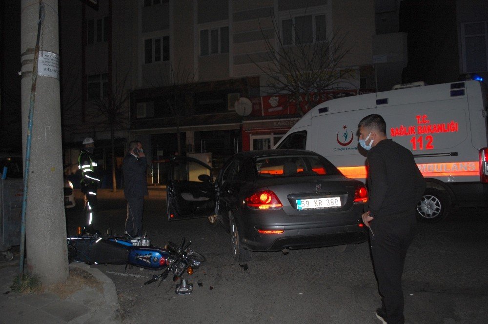 Çorlu’da Trafik Kazası: 2 Yaralı