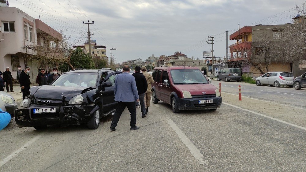 Samandağ’da Trafik Kazası
