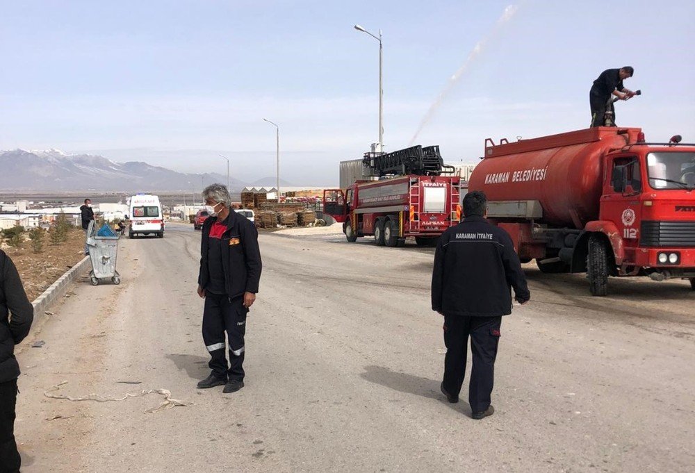 Karaman’da Bir Depoda Yaşanan Amonyak Gazı Sızıntısı Paniğe Yol Açtı