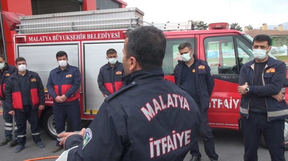 Malatya Büyükşehir İtfaiyesi, Gölbaşı İtfaiye Ekiplerine Eğitim Verdi