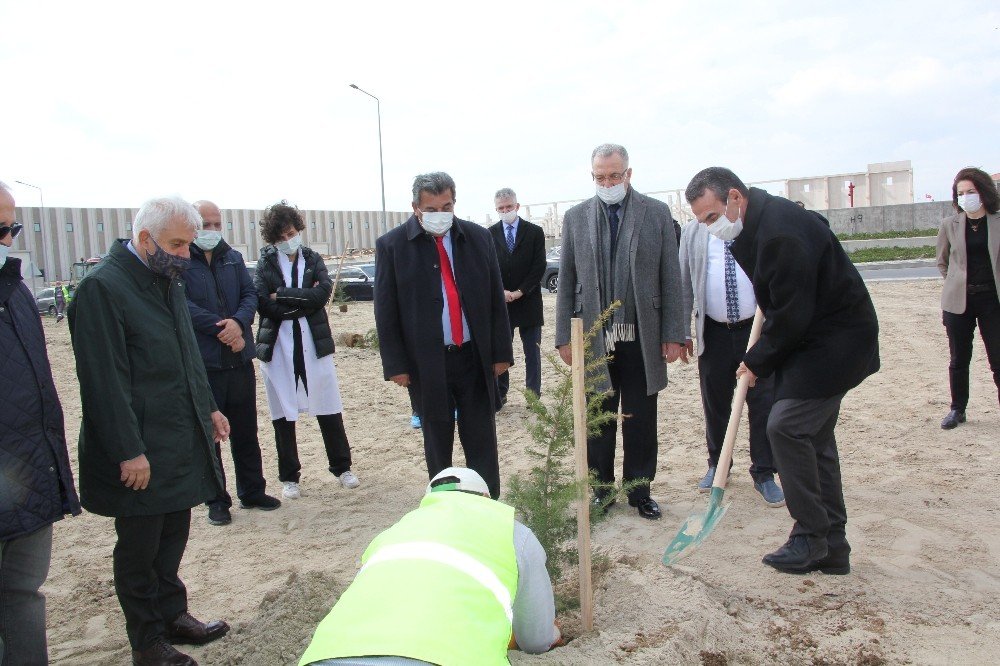 Tekirdağ’da Sağlık Çalışanları İçin Binlerce Fidan Dikildi