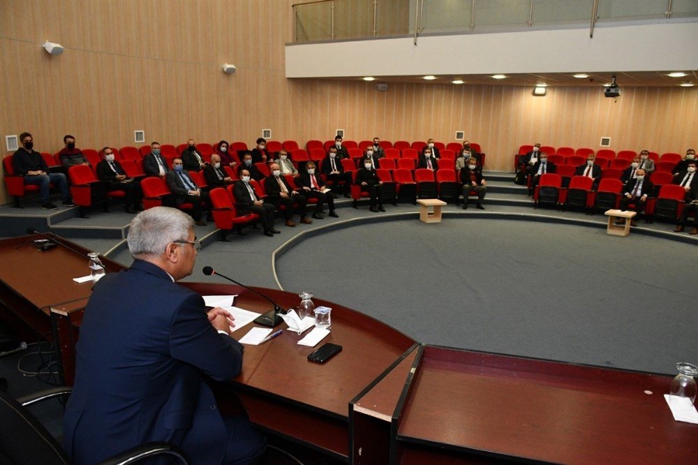 İ̇l İ̇dare Şube Başkanları Toplantısı’nda Korona Virüs Önlemleri Görüşüldü