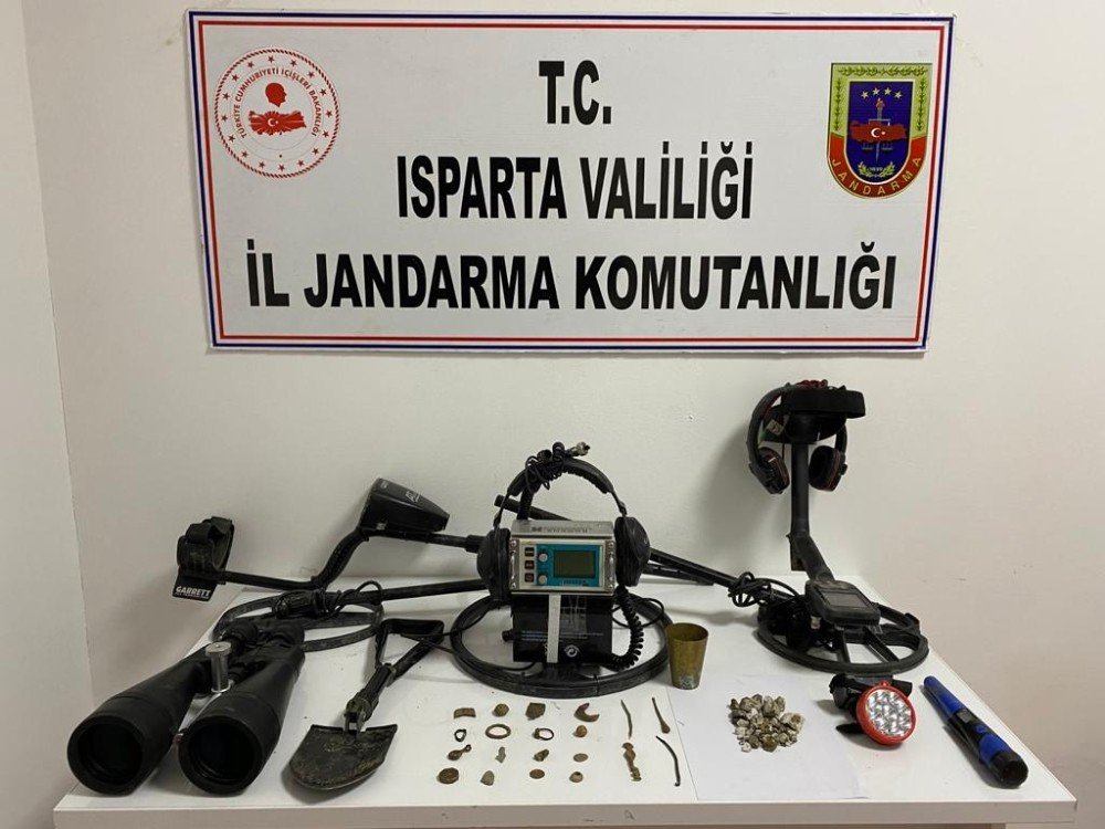 Isparta’da Tarihi Eser Operasyonu: 8 Gözaltı