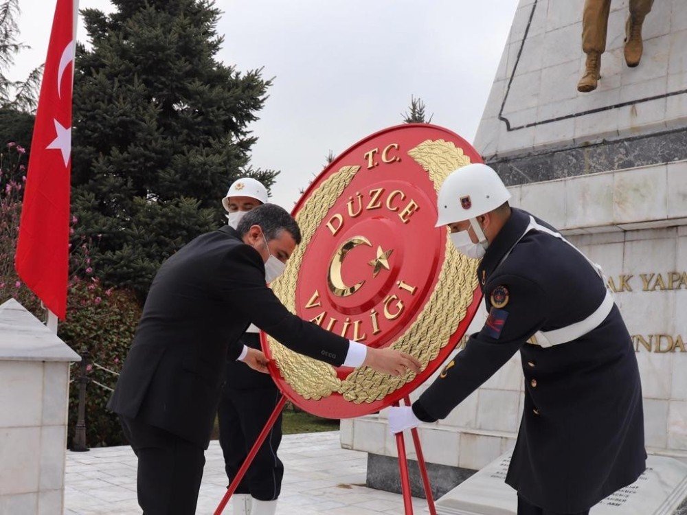 Çanakkale Zaferi’nin 106. Yılı Düzce’de Törenle Kutlandı