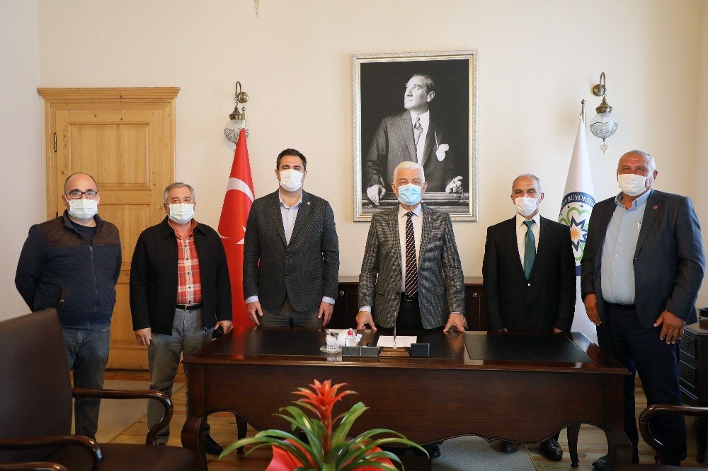Ortaca Muhtarları’ndan Başkan Gürün’e Ziyaret