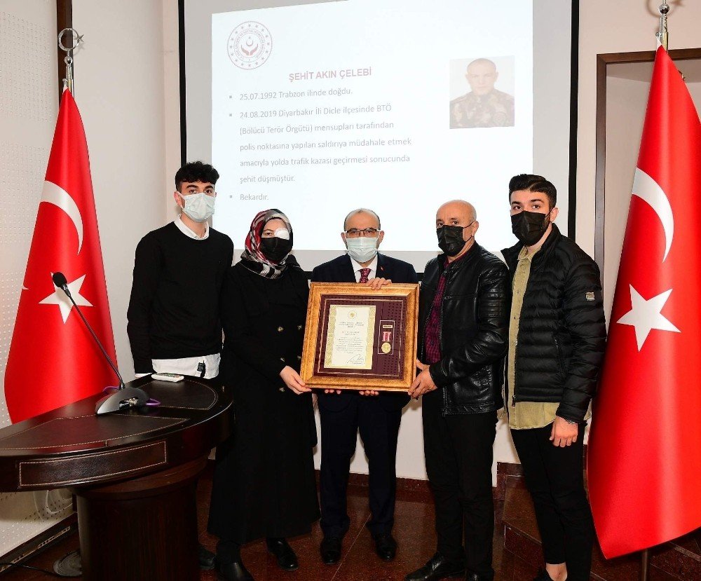 Trabzon’da Devlet Övünç Madalyası Ve Beratı Tevcih Töreni Düzenlendi
