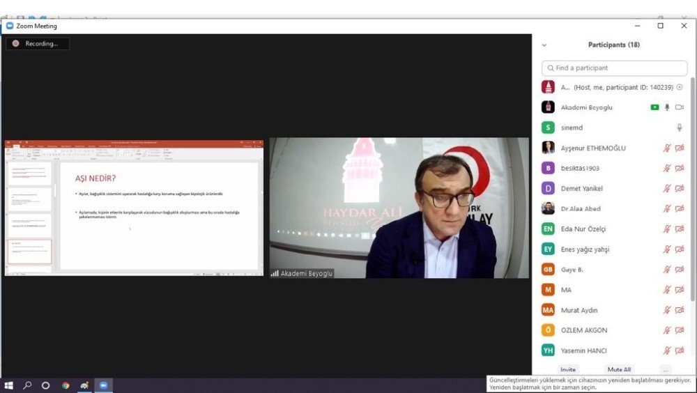 Beyoğlu Sağlıklı Yaşam Akademisi’nde Online “sağlıklı Çocuk Sağlıklı Toplum” Semineri
