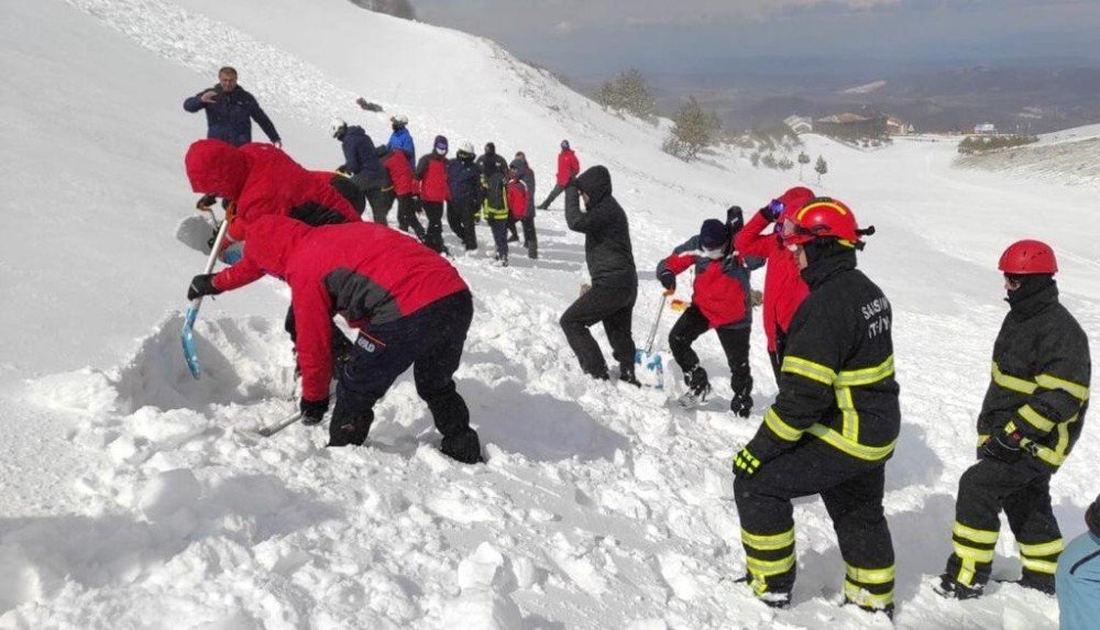 Akdağ’da Çığ Tatbikatı