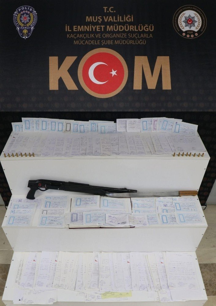 Muş’ta Tefeci Operasyonu: 2 Gözaltı