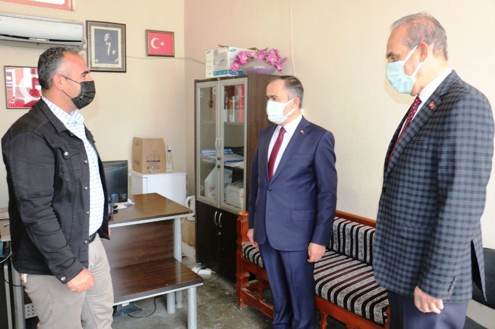 Yalçınkaya, Esnafı Ziyaret Etti