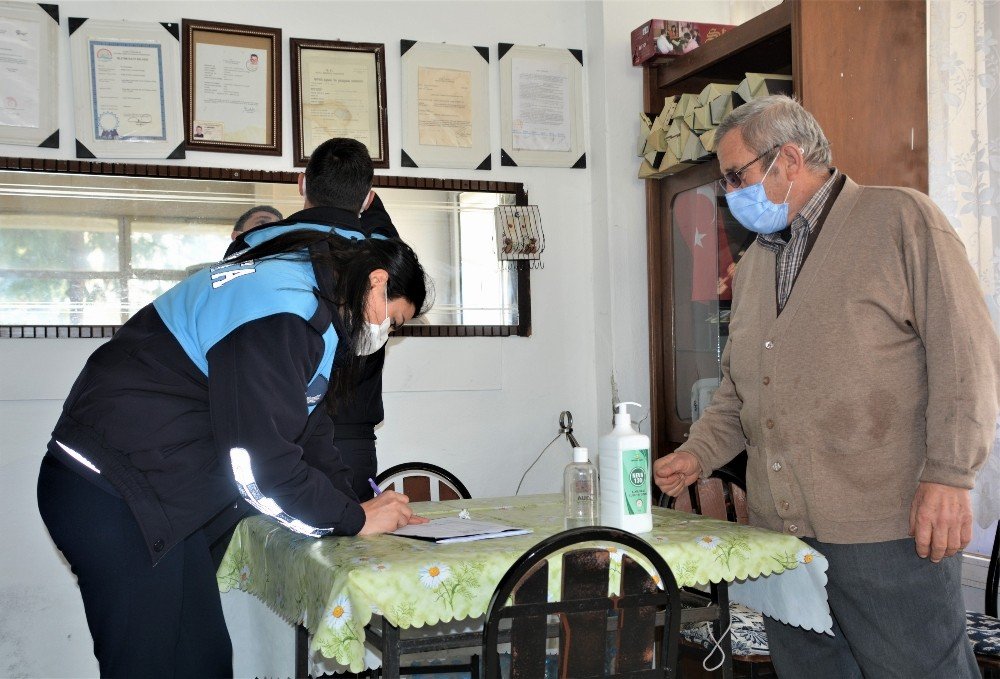 Aliağa’da Korona Virüsü Denetimleri