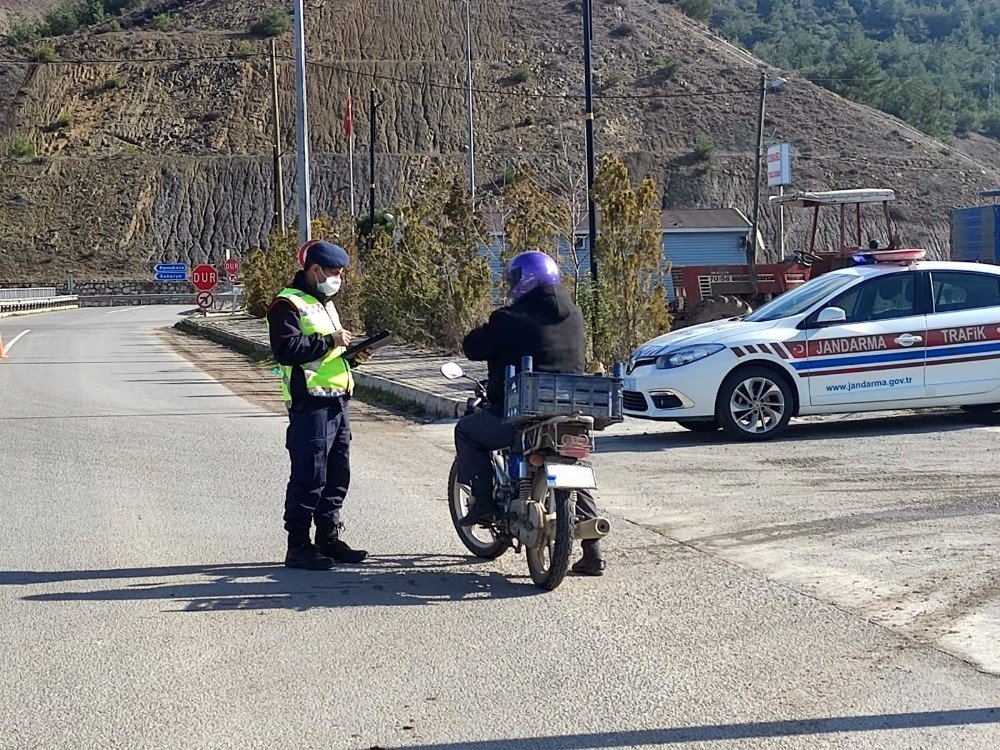 Jandarmadan Motosiklet Denetimi