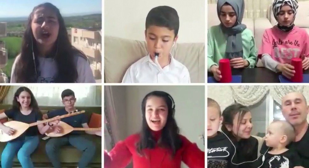Öğrenci Ve Öğretmenlerden "düziçi Koronayı Kovuyor" Projesine Klipli Destek