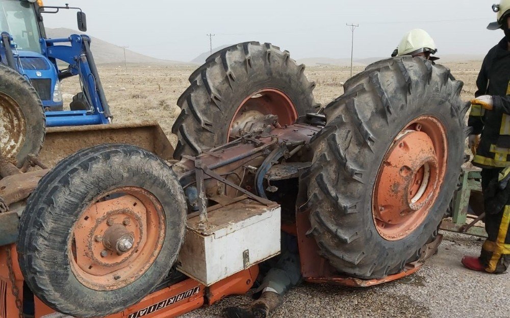 Karaman’daki Traktör Kazasında Baba Öldü, Kızı Yaralandı
