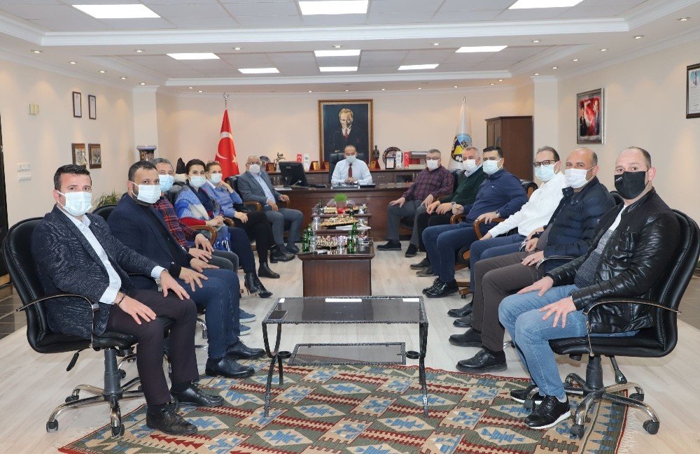 Başkan Akın, Kırklareli Belediye Başkanı Mehmet Siyam’ı Ağırladı