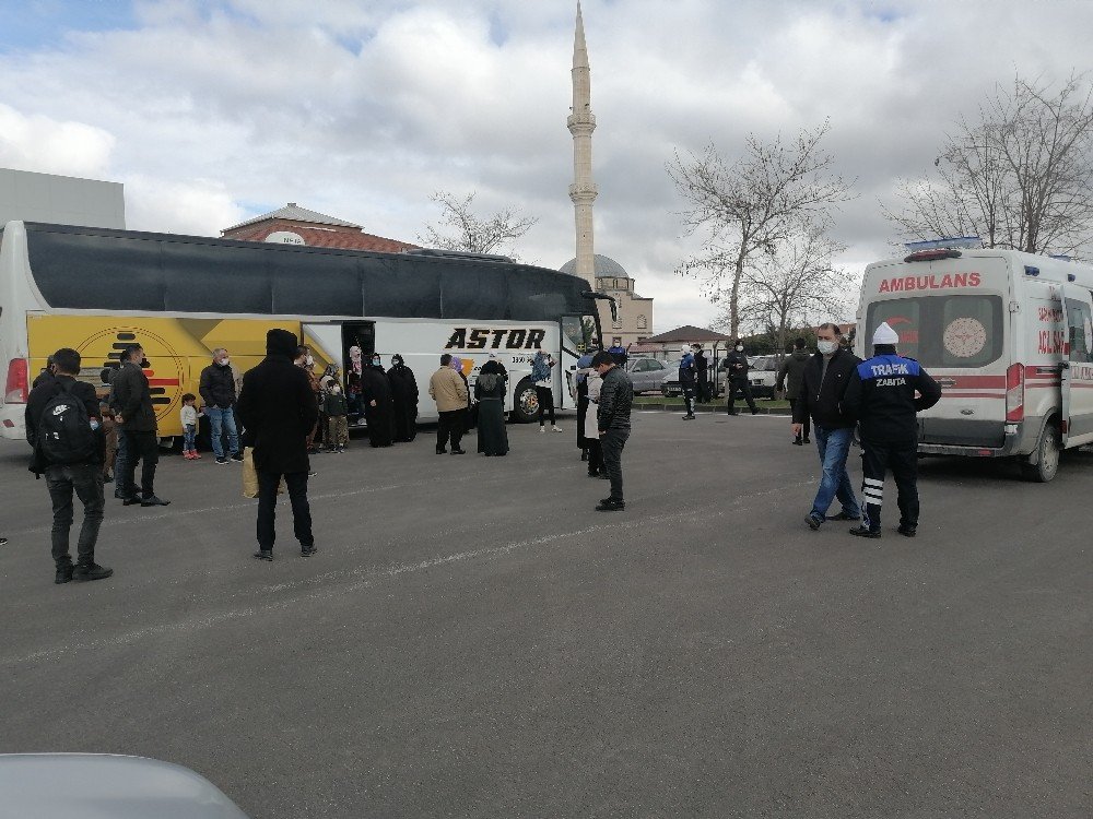 Aksaray’da Yolcu Otobüsünde Korona Alarmı