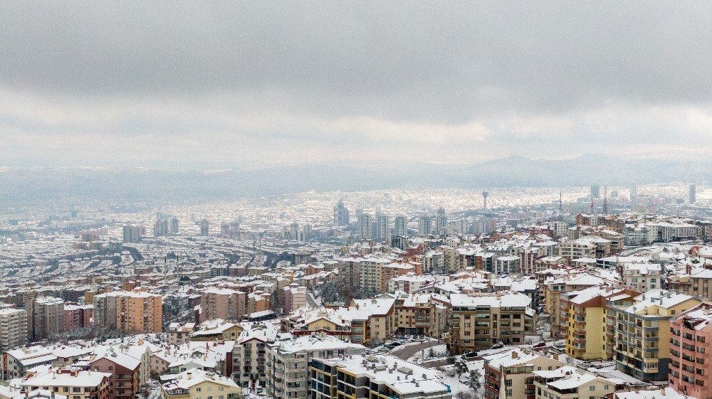 Ankara’da Kartpostallık Kar Manzaraları