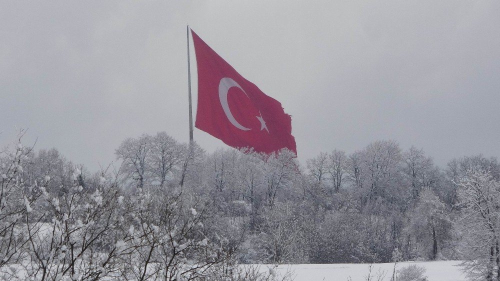 Samsun’da Kartpostallık Kar Manzaraları
