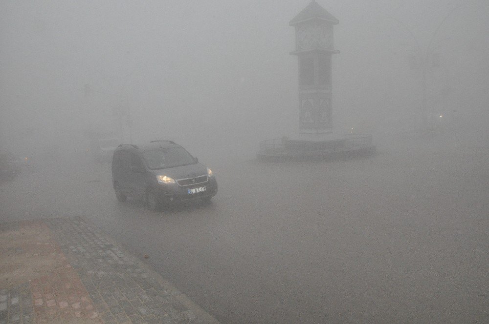 Şırnak’ta Yoğun Sis Hayatı Felç Etti