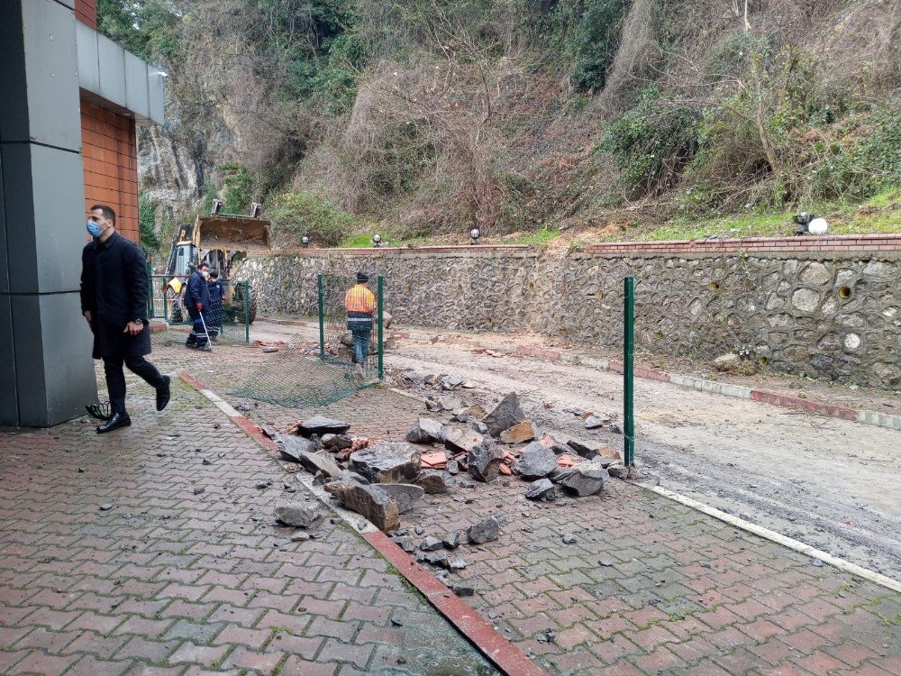 Zonguldak’ta Sağanak Yağış Nedeniyle Heyelan Oldu