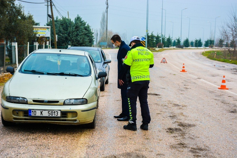 Kaymakam Yıldız’dan Kovid-19 Denetimi