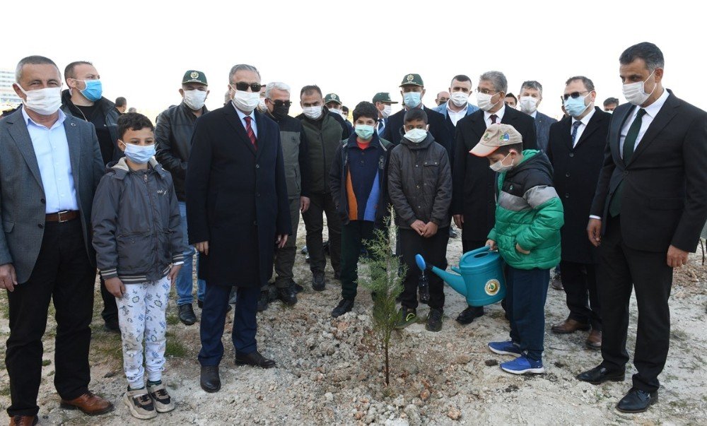 Mersin’de 200 Fidan Toprakla Buluştu