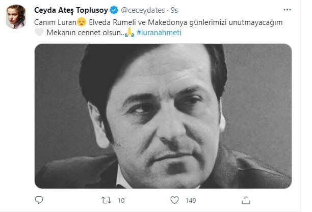 Luran Ahmeti’nin Ölümü Sanat Dünyasını Yasa Boğdu