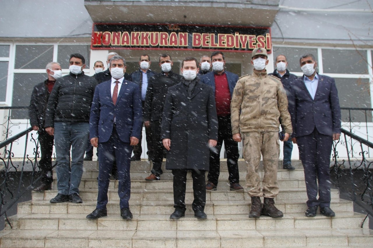 Kaymakam Demirer’den Konakkuran Belde Belediyesine Ziyaret
