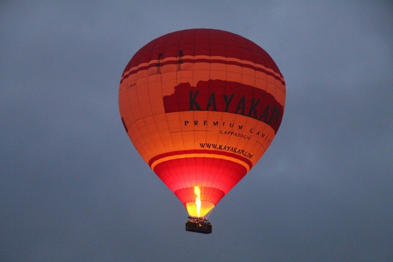 Kapadokya’da Gökyüzü Balonlarla Buluştu
