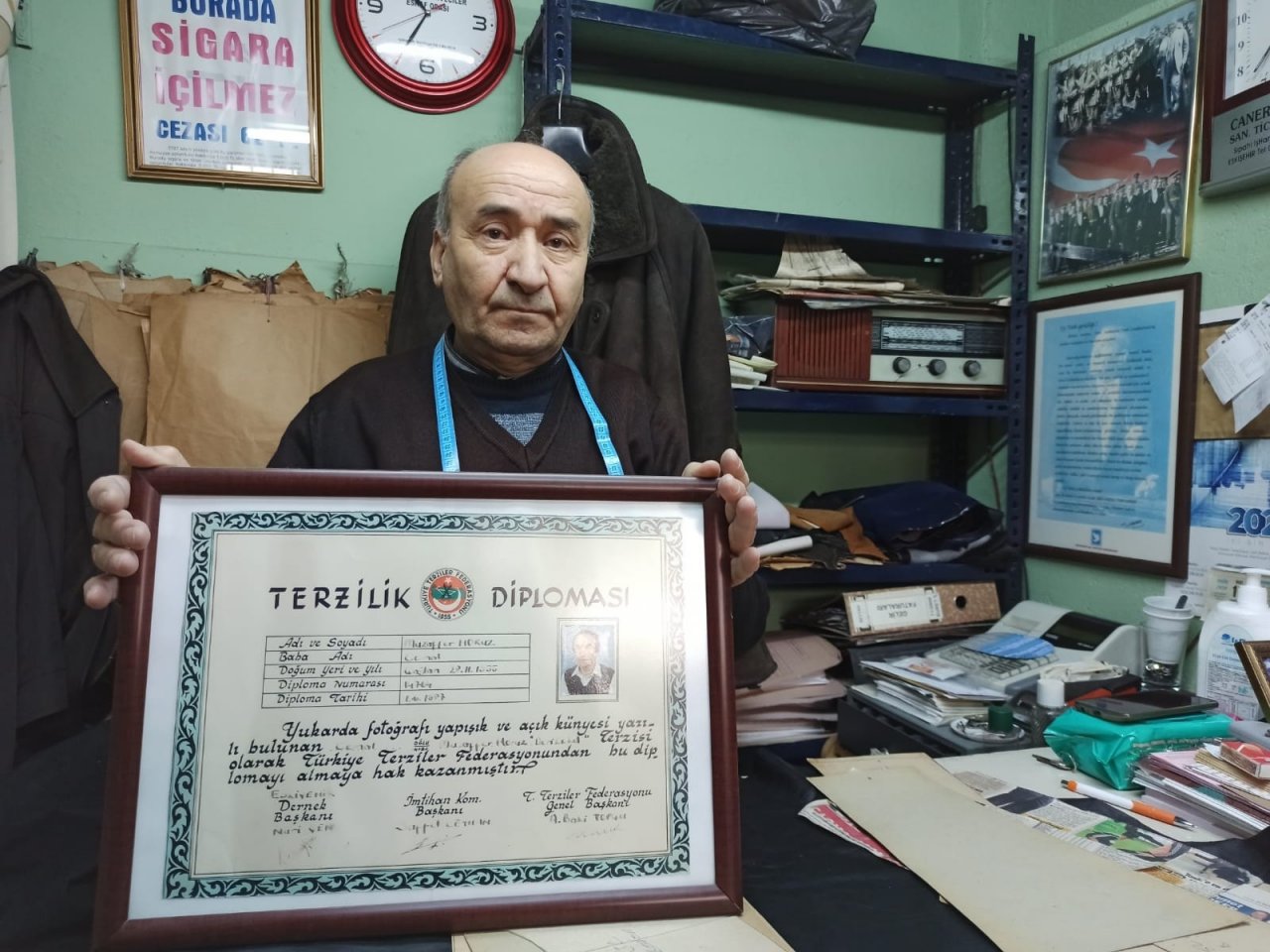 Muzaffer Amcanın 50 Yıllık Deri Hikayesi