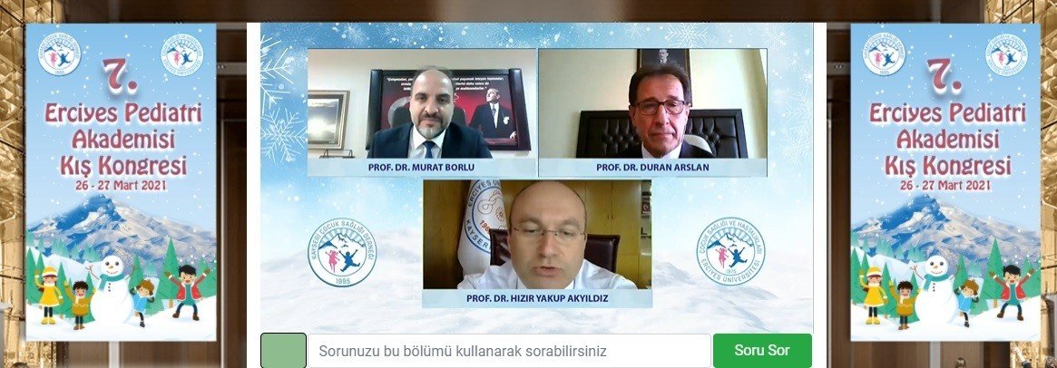 Erü’de "7. Erciyes Pediatri Kış Kongresi" Düzenlendi