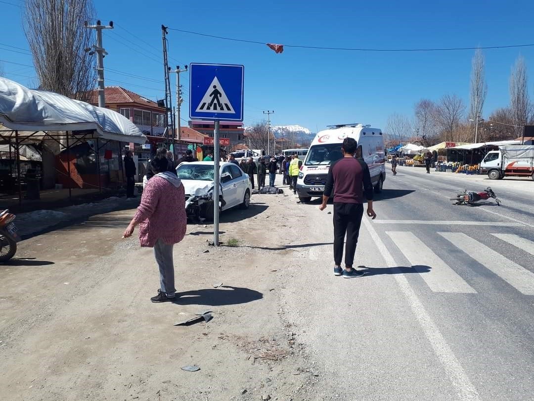 Seydikemer’de Otomobille Çarpışan Motosiklet Sürücüsü Öldü