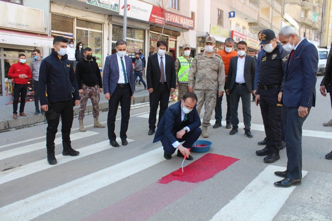 Şemdinli’de ’kırmızı Çizgi’ Uygulaması