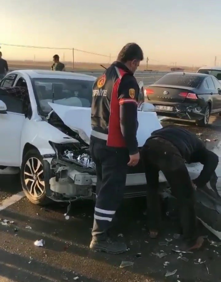 Iğdır’da Zincirleme Trafik Kazası