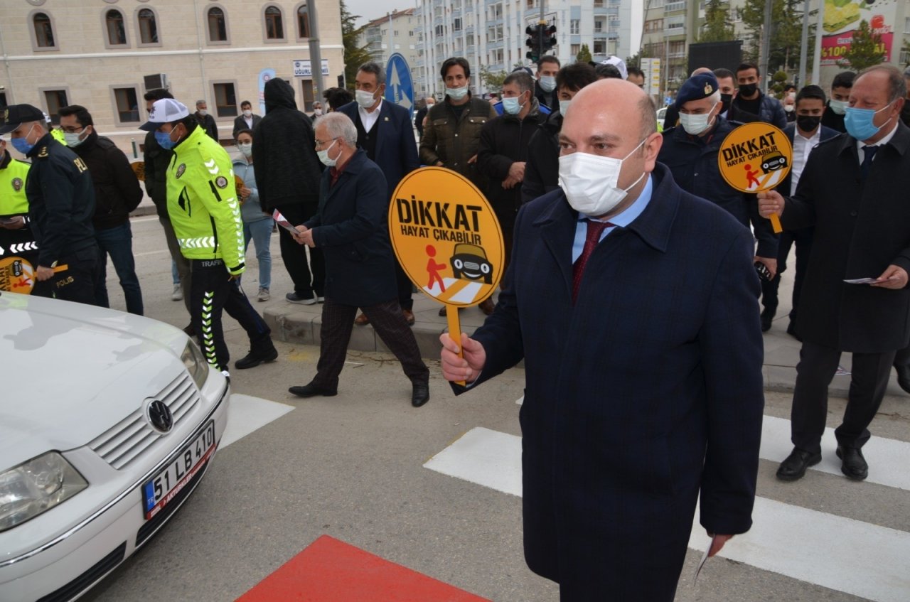 Ereğli’de ’yayalar Kımızı Çizgimiz" Etkinliği Düzenlendi