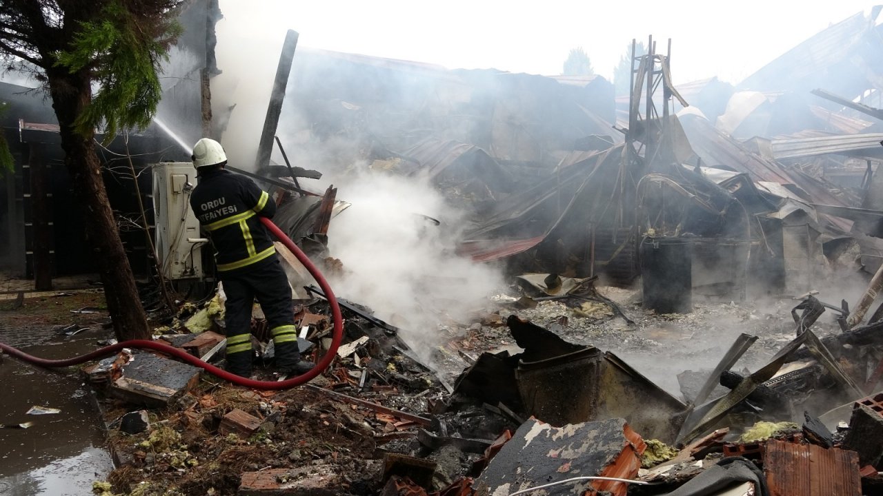 Ordu’daki Yangın Kontrol Altına Alındı, Soğutma Çalışmaları Sürüyor