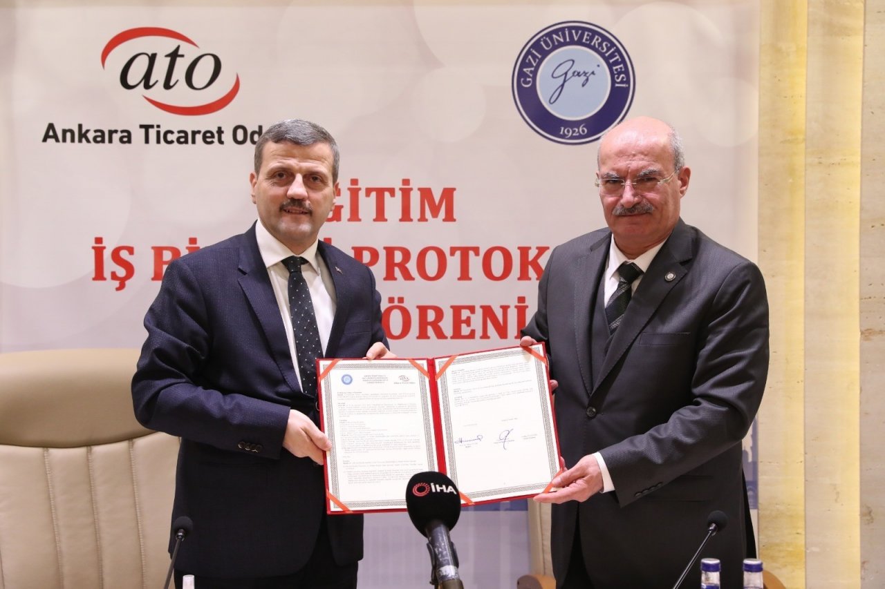 Ato İle Gazi Üniversitesi Arasında Eğitim İ̇şbirliği Protokolü