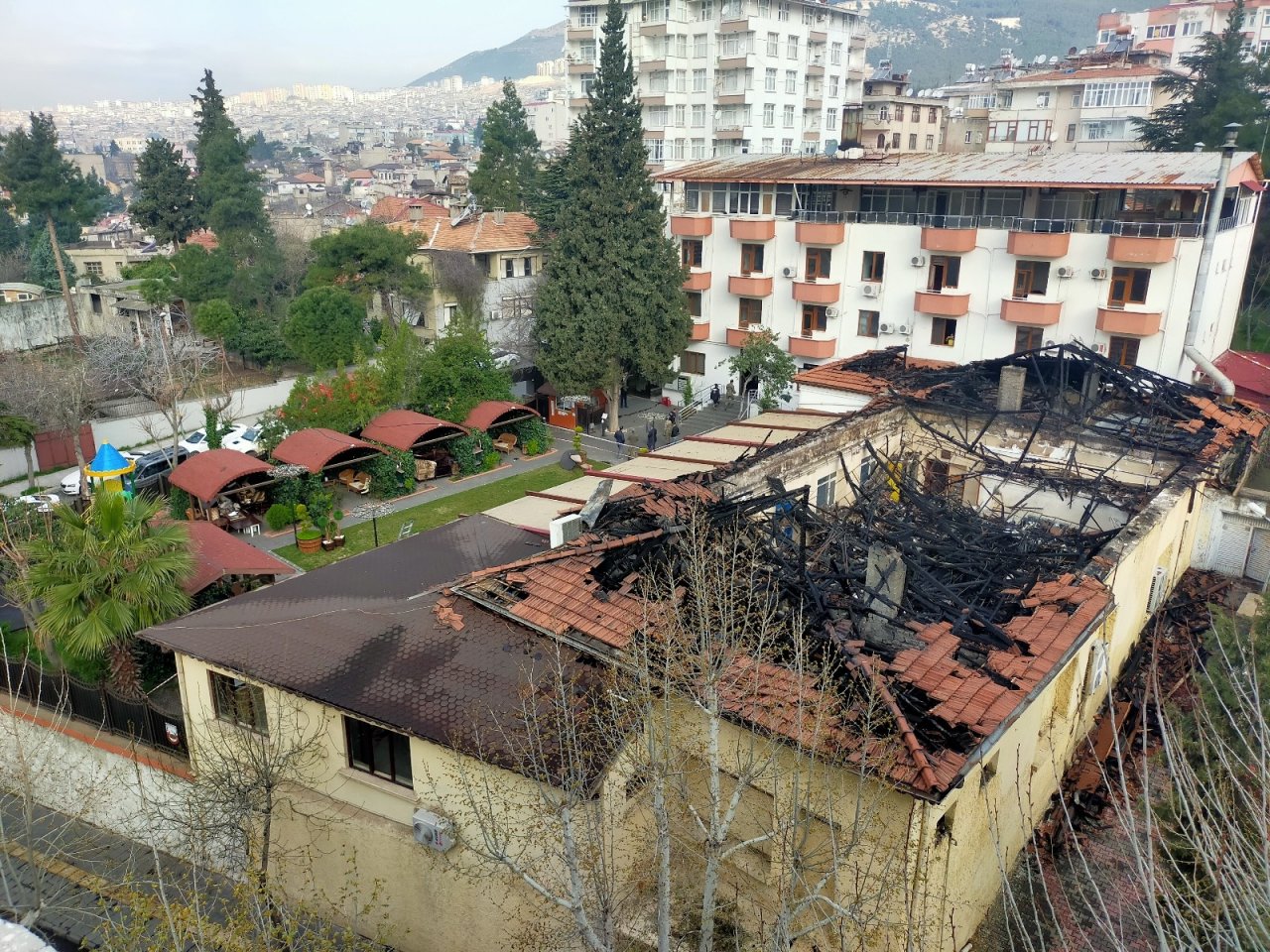 Ordu Evindeki Yangının Boyutu Gün Ağarınca Ortaya Çıktı
